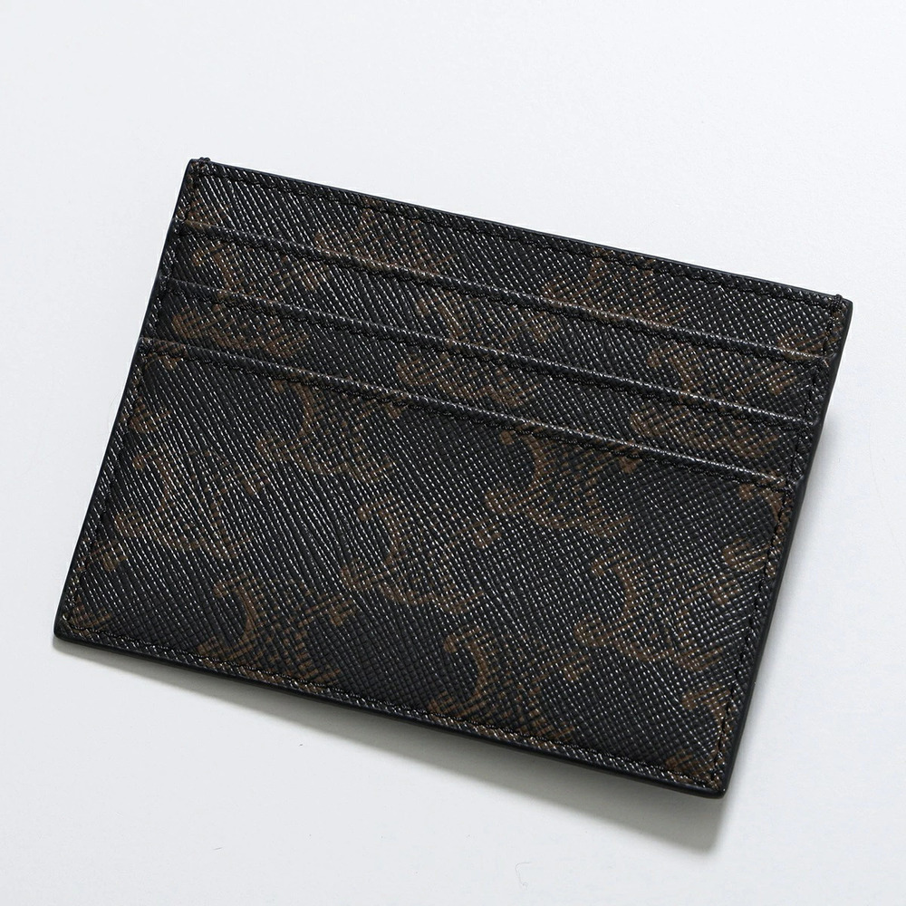 Celine Case Pass Triomphe Metal Card Monogram Leather Tan Wallet Tan